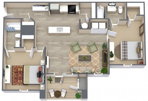 100 Maple Crossing 2-3 Beds Apartment, Affordable for Rent - Photo Gallery 11